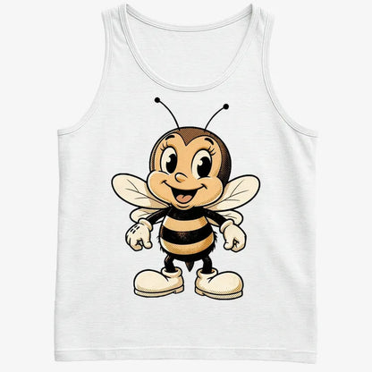 Wildflower Bee Mascot-Men's Tank Top-White