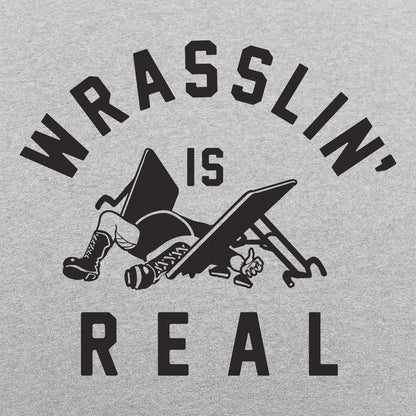 Wrasslin' Is Real Pro Wrestler Graphic