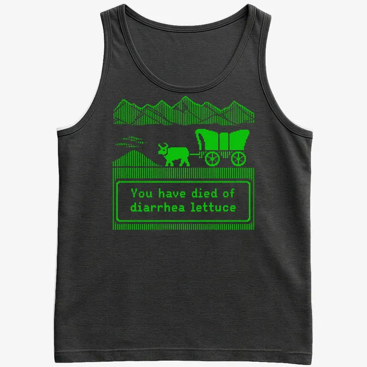 You Have Died of Diarrhea Lettuce-Men's Tank Top-Black