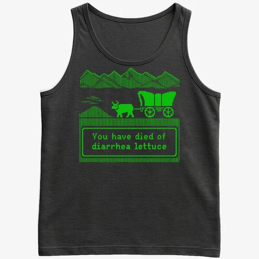You Have Died of Diarrhea Lettuce-Men's Tank Top-Black