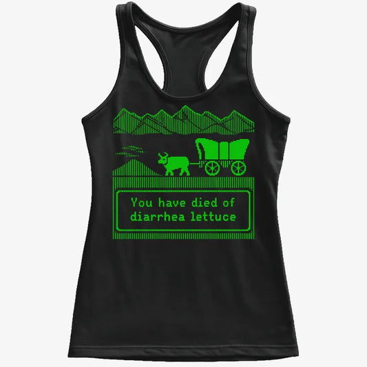 You Have Died of Diarrhea Lettuce-Women's Tank Top-Midnight